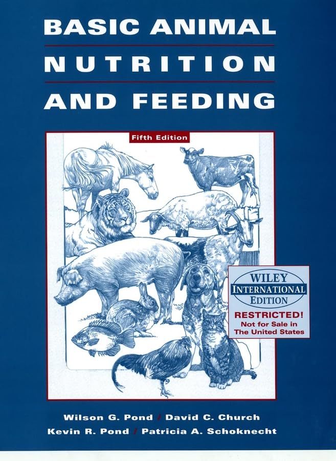 Basic Animal Nutrition and Feeding