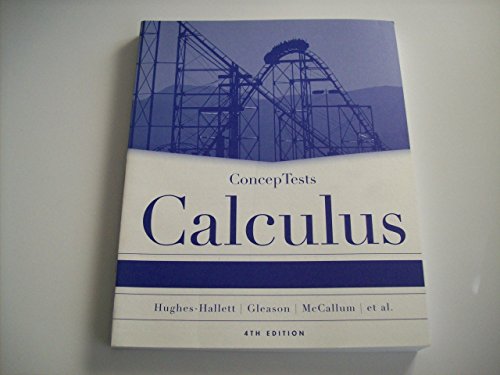 Conceptests Ta Calculus