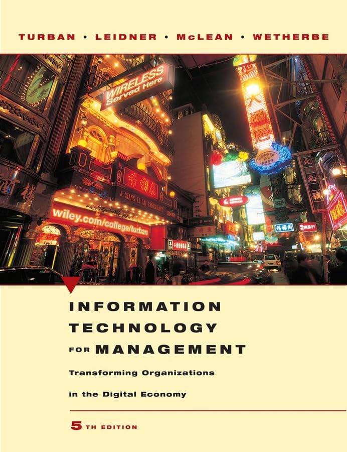 Information Technology for Management