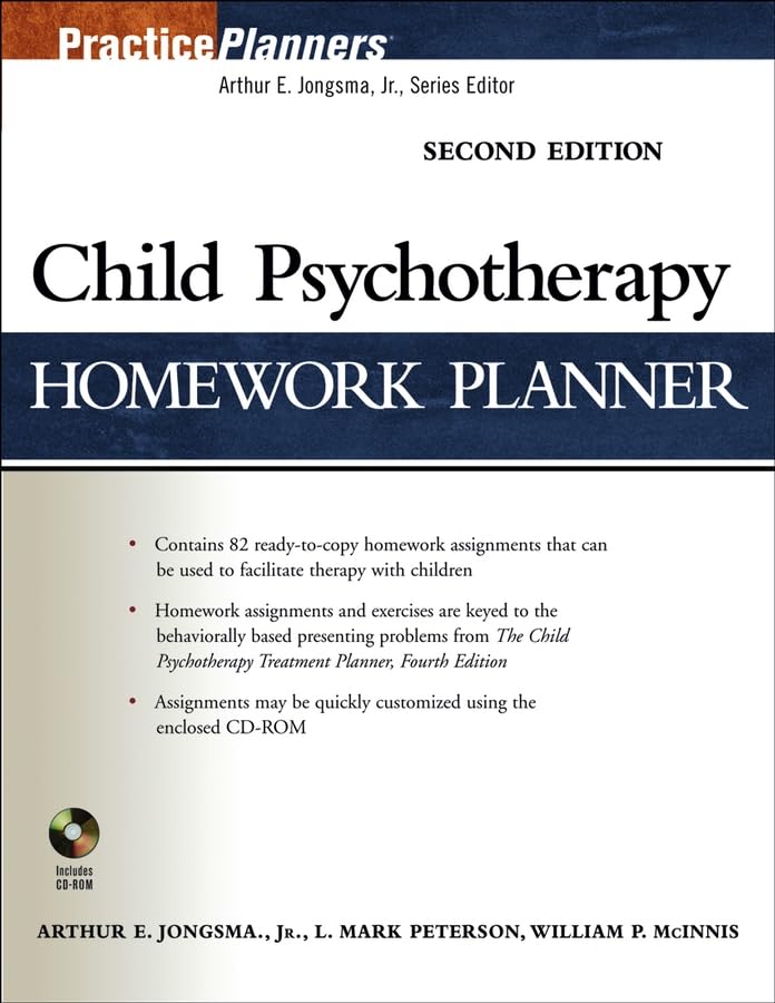 Child Psychotherapy Homework Planner