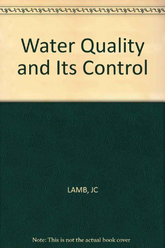 Water Quality and Its Control