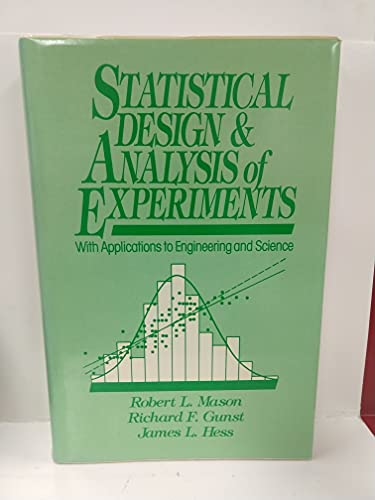 Statistical Design and Analysis of Experiments
