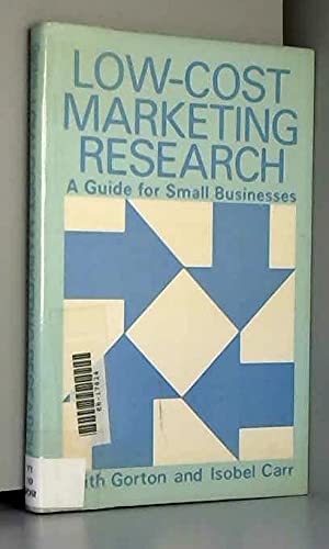 Low-cost Marketing Research