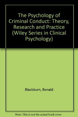 The Psychology of Criminal Conduct