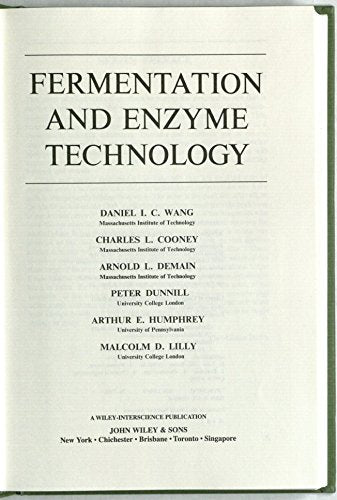 Fermentation and Enzyme Technology