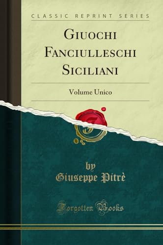 Giuochi Fanciulleschi Siciliani