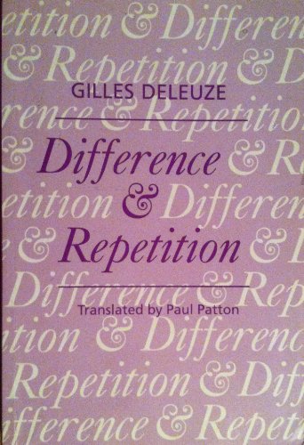 Difference and Repetition