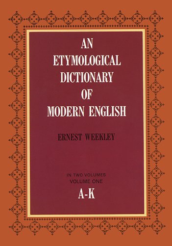 An Etymological Dictionary of Modern English