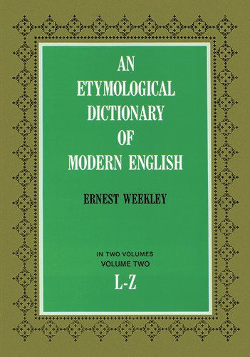 An Etymological Dictionary of Modern English