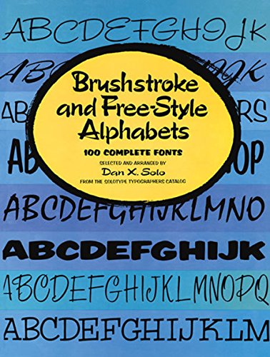 Brushstroke and Free-Style Alphabets