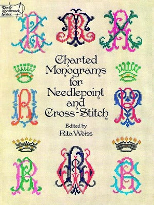 Charted Monograms for Needlepoint and Cross-Stitch