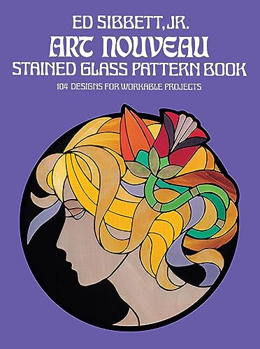 Art Nouveau Stained Glass Pattern Book