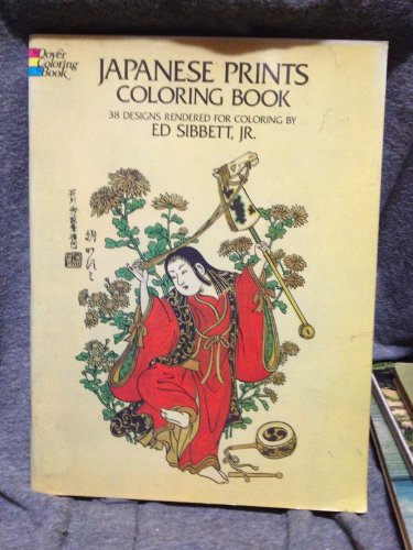 Japanese Prints Colouring Book