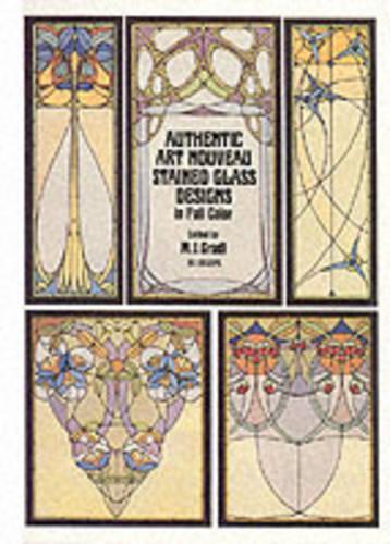 Authentic Art Nouveau Stained Glass Designs in Full Colour