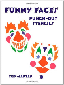 Clown Masks Punch-Out Stencils 