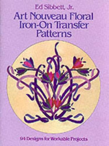 Art Noveau Floral Iron-on Transfer Patterns