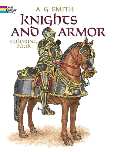 Knights and Armour Coloring Book