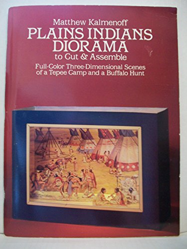 Plains Indians Diorama to Cut and Assemble
