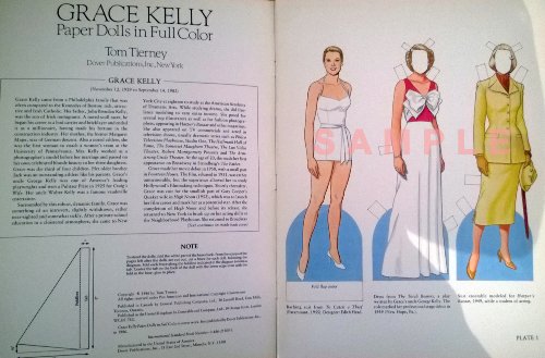 Grace Kelly Paper Dolls#(Tierney)