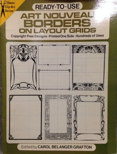 Ready-To-Use Art Nouveau Borders on Layout Grids