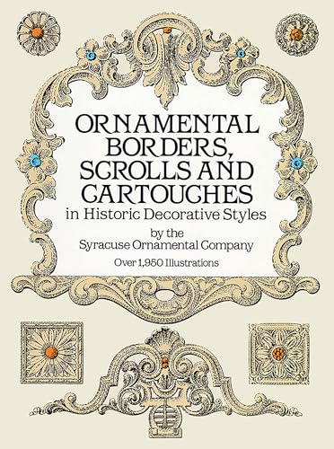 Ornamental Borders, Scrolls and Cartouches in Historic Decorative Styles