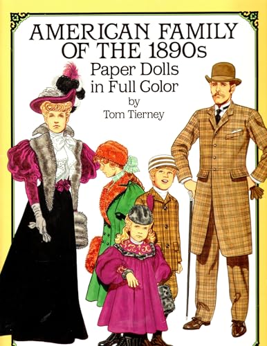 American Family of the 1890s Paper Dolls in Full Colour
