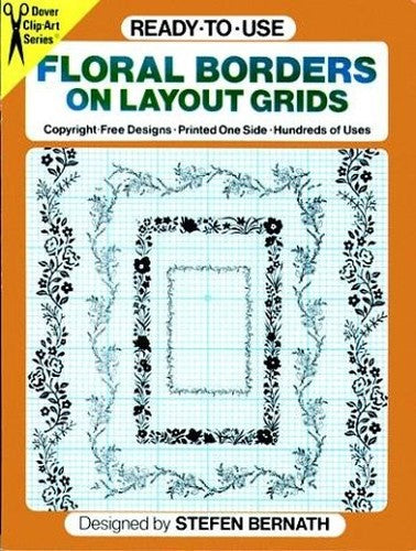 Ready-to-Use Floral Borders on Layout Grids