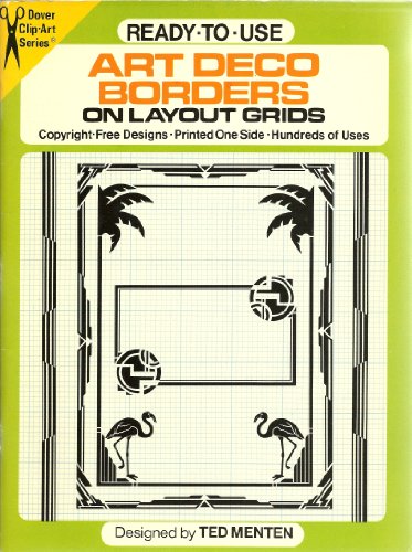 Ready-to-Use Art Deco Borders on Layout Grids