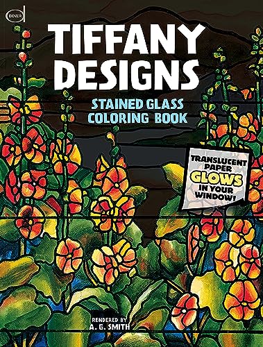Tiffany Designs Stained Glass Coloring Book