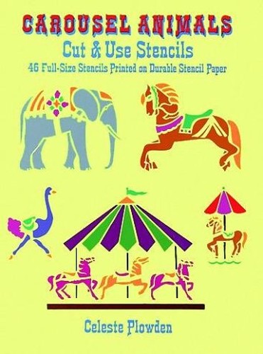 Carousel Animals Cut and Use Stencils