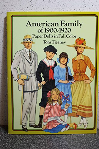 American Family of the 1900-1920 Paper Dolls in Full Colour