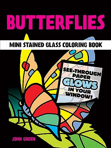 Little Butterflies Stained Glass Coloring Book