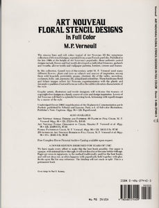 Art Nouveau Floral Stencil Designs in Full Colour 