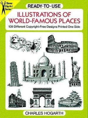 Ready-to-Use Illustrations of World-Famous Places