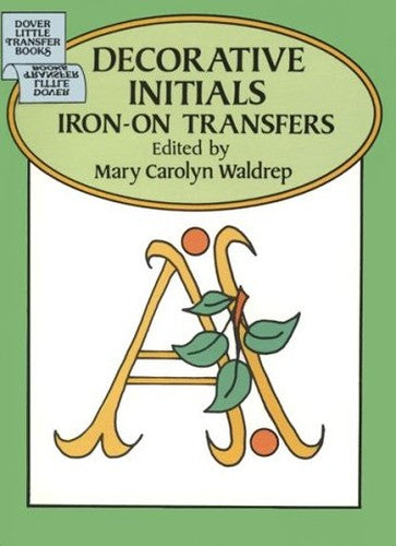 Decorative Initials Iron-on Transfers