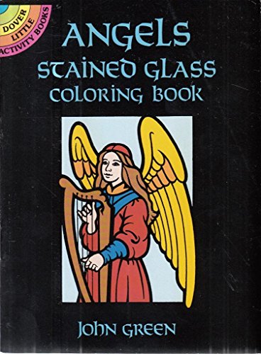 Angels Stained Glass Colouring Book
