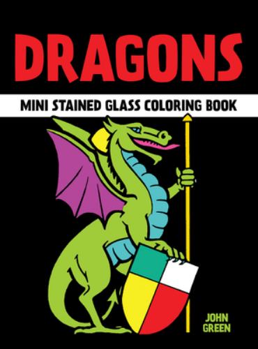 Dragons Stained Glass Coloring Book