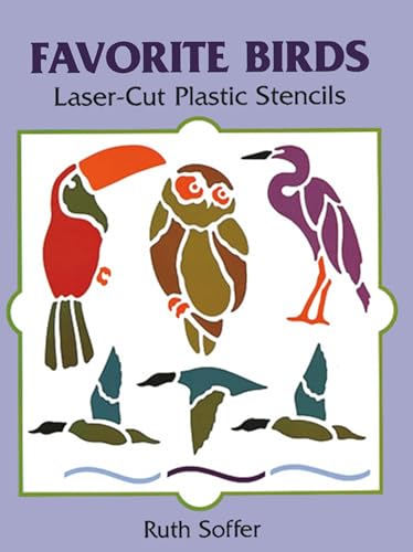 Favorite Birds Laser-Cut Plastic Stencils