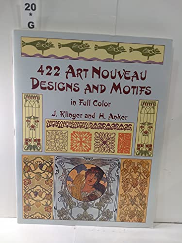 422 Art Nouveau Designs and Motiffs