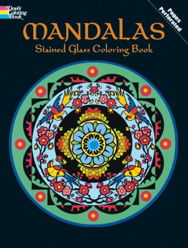 Mandalas Stained Glass Coloring Book