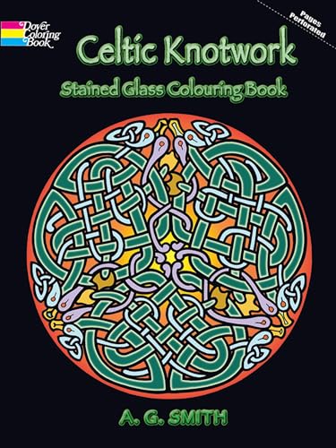 Celtic Knotwork, Stained Glass Coloring Book