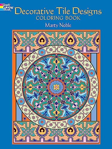 Decorative Tile Designs Coloring Book
