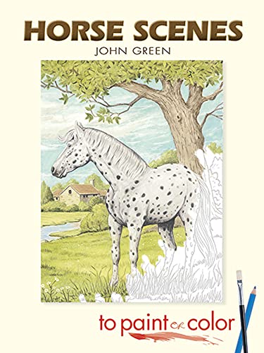 Horse Scenes to Paint or Color