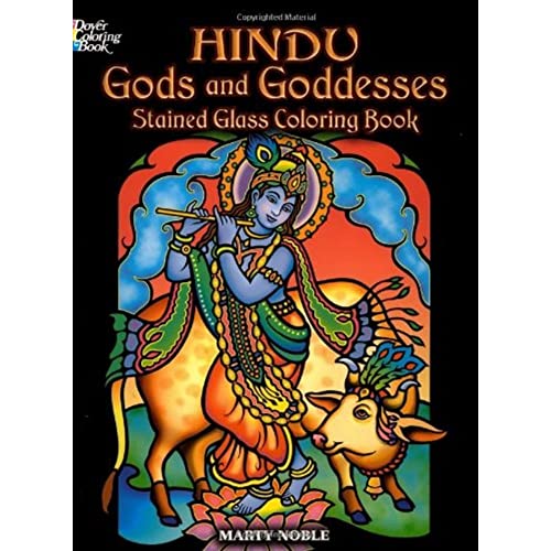 Hindu Gods and Goddesses Stained Glass Coloring Book