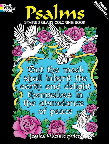 Psalms Stained Glass Coloring Book
