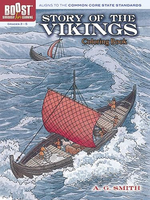 Boost Story of the Vikings Coloring Book