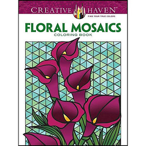 Creative Haven Floral Mosaics Coloring Book 