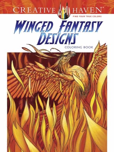 Creative Haven Winged Fantasy Designs Coloring Book