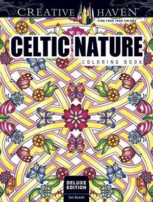 Creative Haven Deluxe Edition Celtic Nature Designs Coloring Book