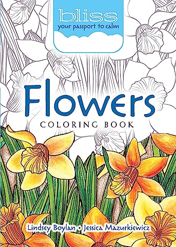 Bliss Flowers Coloring Book